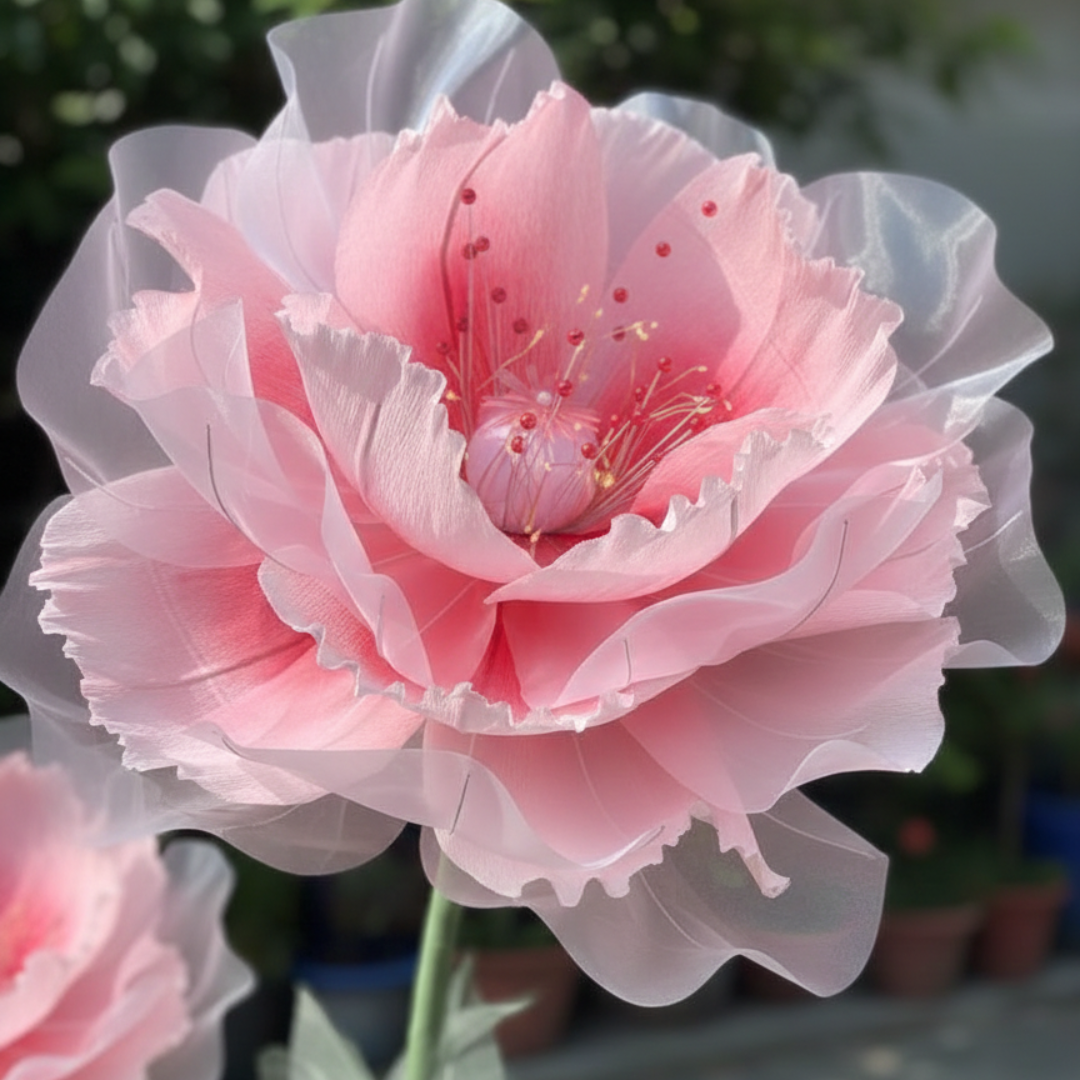 Large decorative flower
