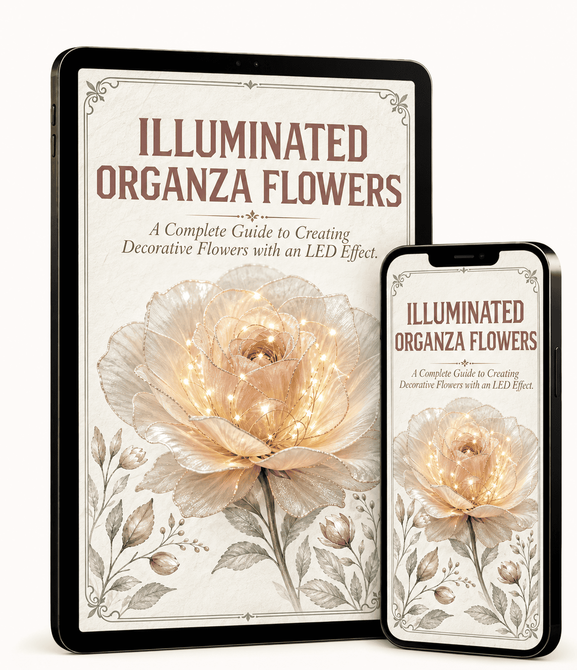 Illuminated flowers