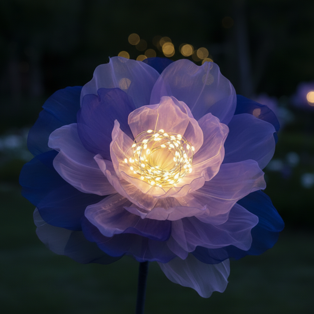 Illuminated flowers · LED